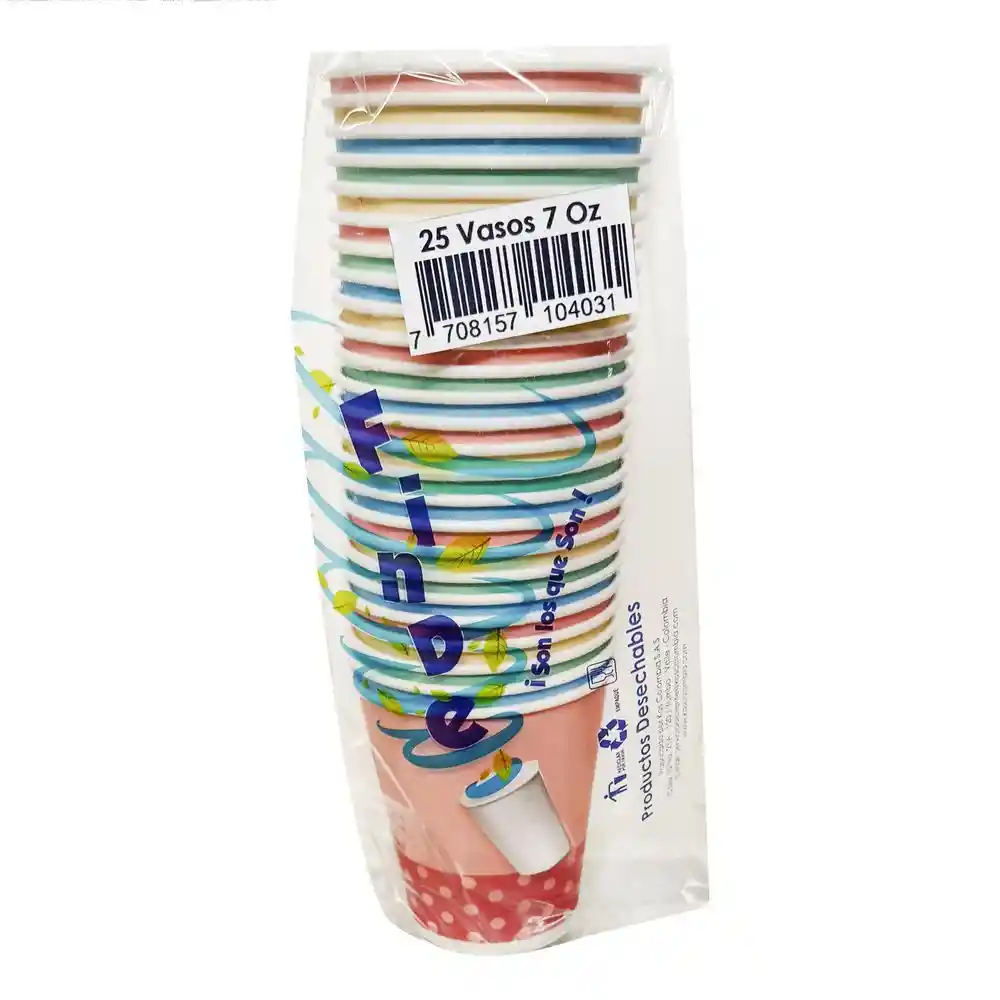 Vasos Colores Finde 7708154104031