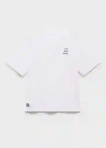 Camiseta Sporty Offwhite Talla 10 Niños Mango