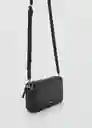 Bolso P Donga Negro Talla 99 Mujer Mango