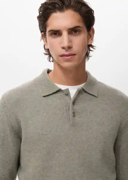 Polo Lotuss Verde Pastel Talla S Hombre Mango