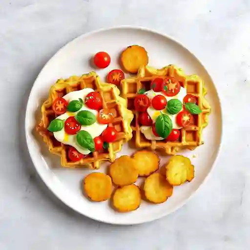 Waffle Caprese Twins