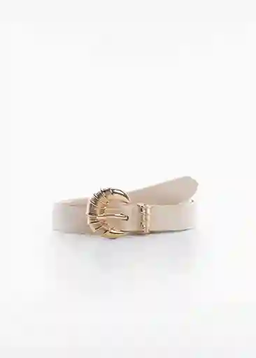 Cinturón Nils Crudo Talla M Mujer Mango