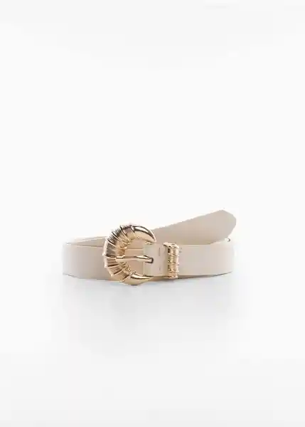 Cinturón Nils Crudo Talla M Mujer Mango