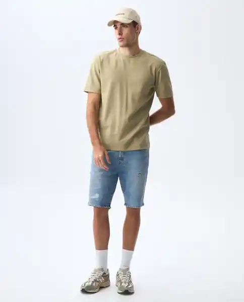 Camiseta Hombre Beige Talla XL 841G006_BEI161110 Americanino