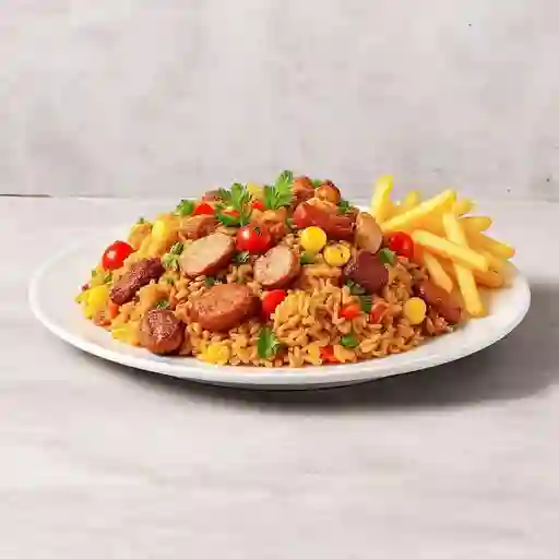 Arroz mixto wok para 6 personas