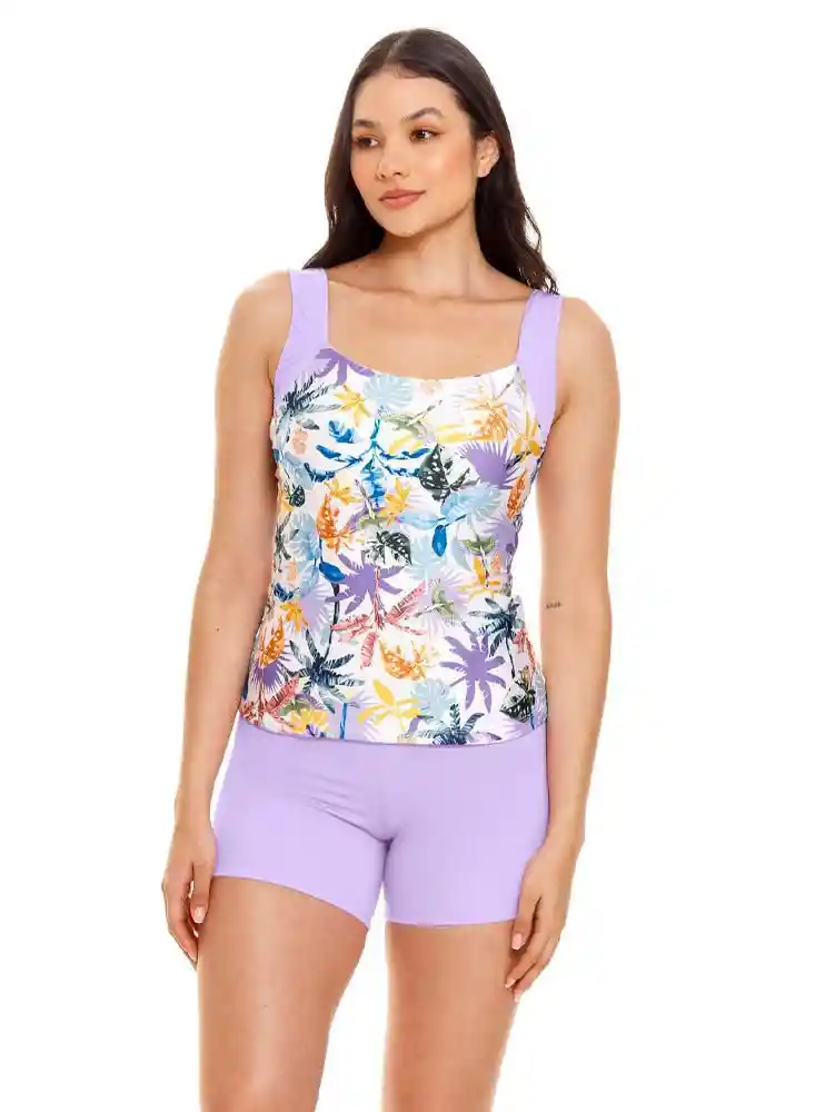 Vestido de Baño Tankini S-marfil