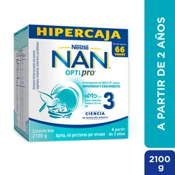 Alimento lácteo NAN OPTIPRO 3 x 2100 g