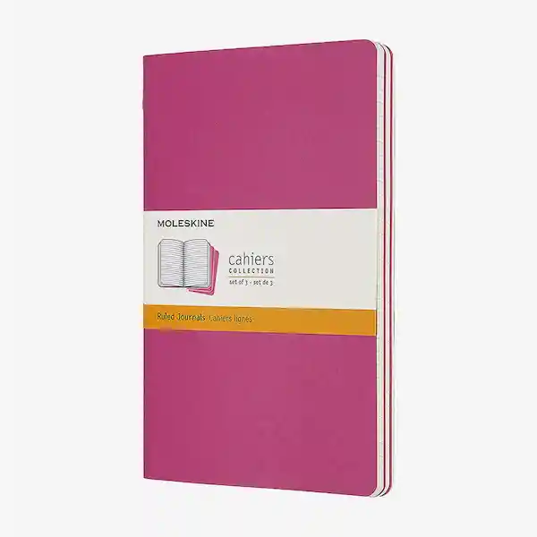 Inkanta Libreta Cahier Rayas Rosado Grande