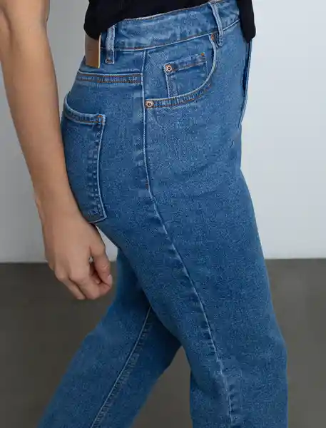 Jean Mujer Azul Índigo Medio Talla 8 493F012 Naf Naf