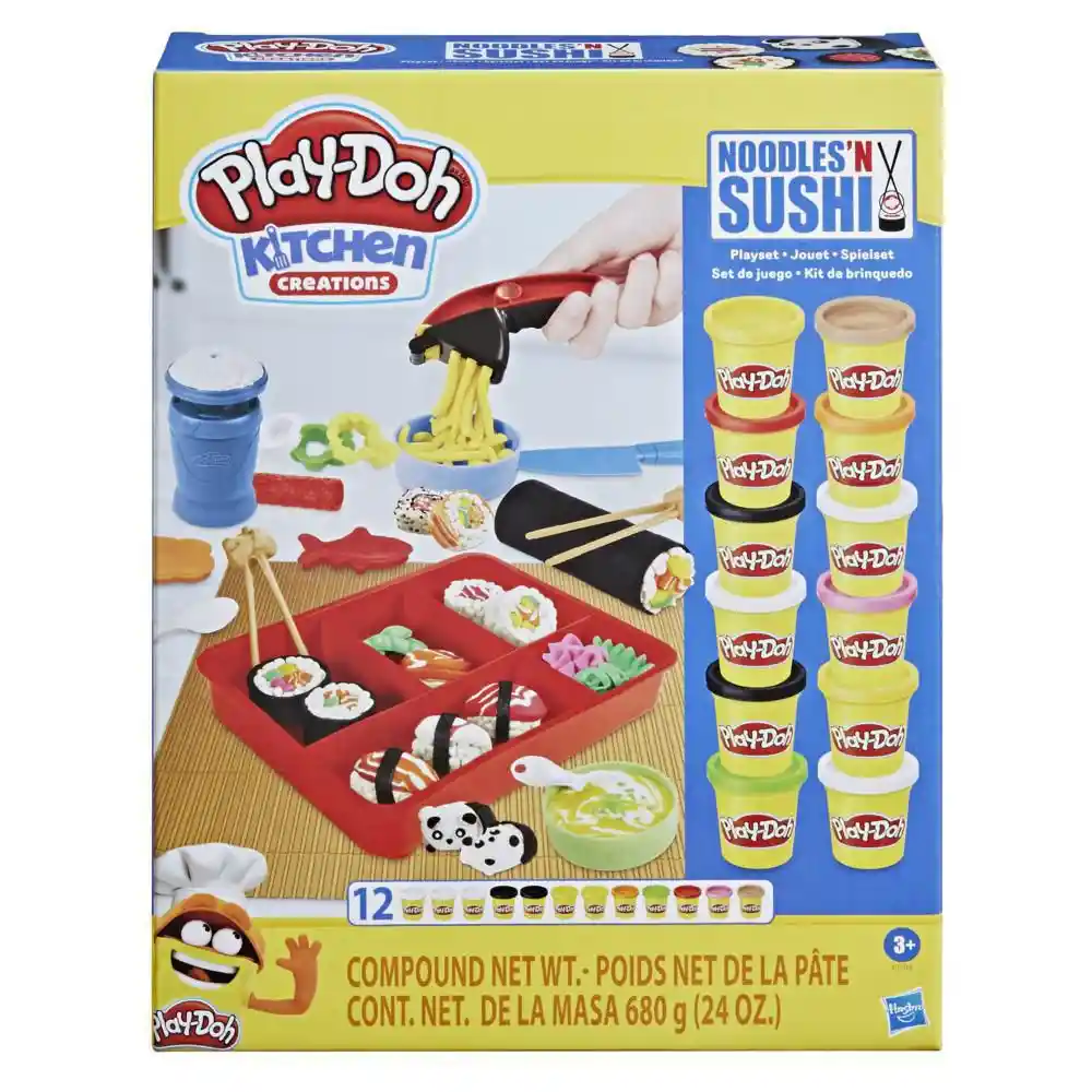 Play Doh Masas y Plastilinas Noodles 'n Sushi