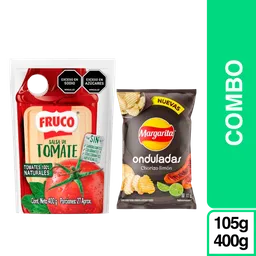 Combo Para Los Hinchas: Margarita Papa 105 g + Fruco Salsa 400 g