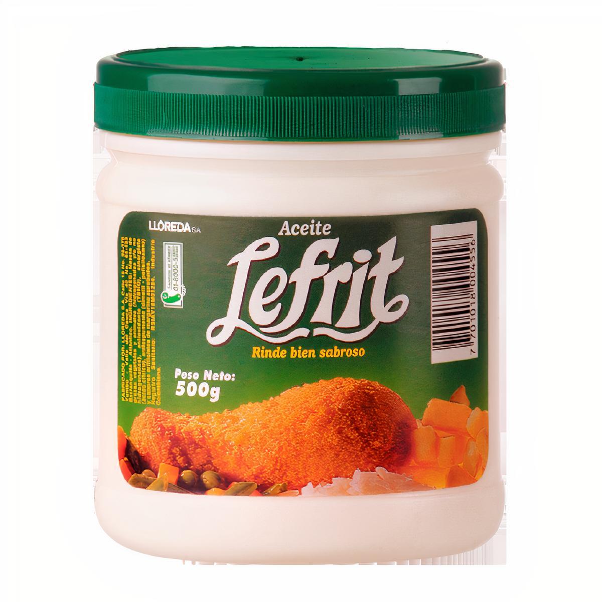 Lefrit Aceite Vegetal Cremoso 500 g