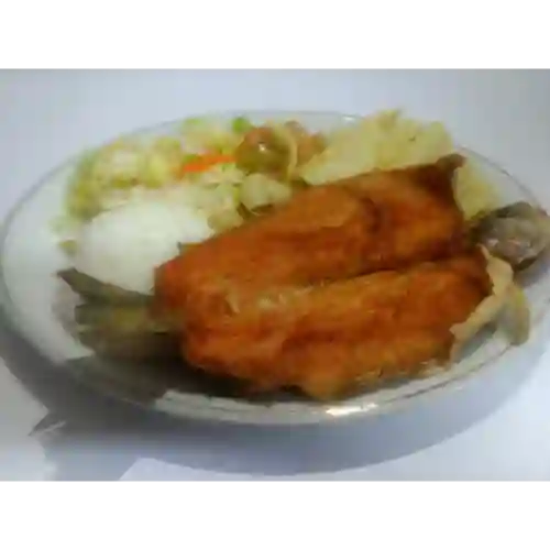 Seco con Trucha Frita