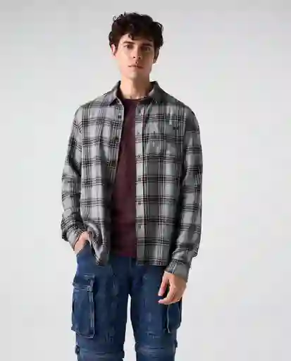 Camisa Hombre Verde Talla M 812G505_VER165804 Americanino