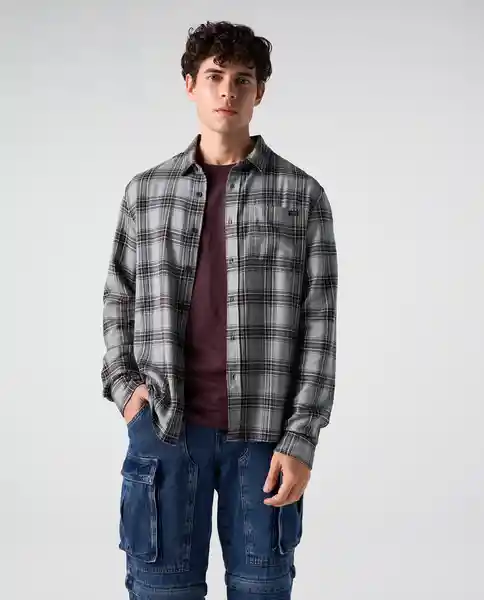 Camisa Hombre Verde Talla M 812G505_VER165804 Americanino