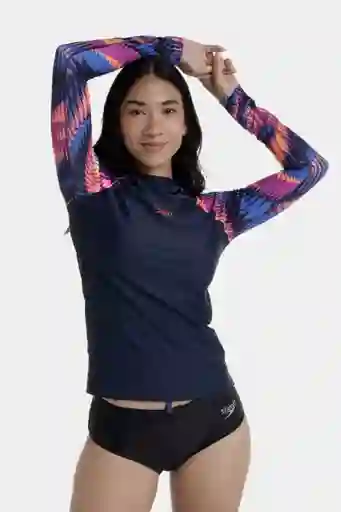 Camiseta Manga Larga Sunshine Razor Diva Mujer Talla L Speedo