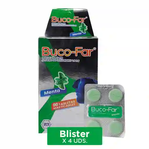 Bucofar Benzocaína (10 mg/1.4 mg)
