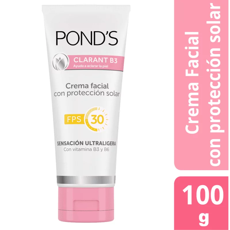 Ponds Crema Clarant Vitamina B3 FPS 30 100g