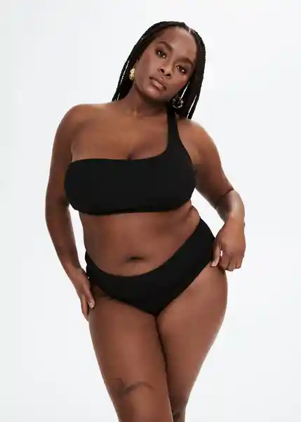 Top Bikini Delosp Negro Talla XL Mujer Mango