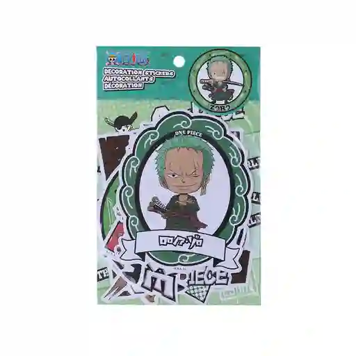 Calcomanía Zoro Serie One Piece Miniso