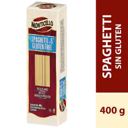 Monticello Pasta Spaghetti de Arroz N 5 sin Gluten
