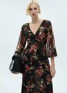 Vestido Savage Negro Talla XS Mujer Mango