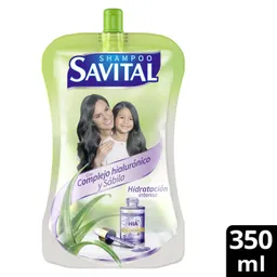 Savital Shampoo Complejo Hialurónico y Sábila