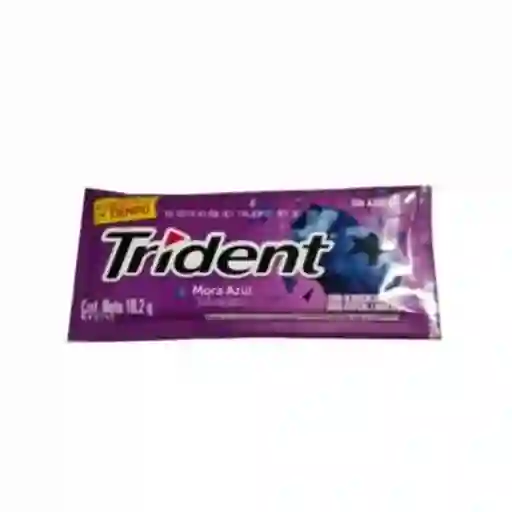 Trident Chicle Mora Azul