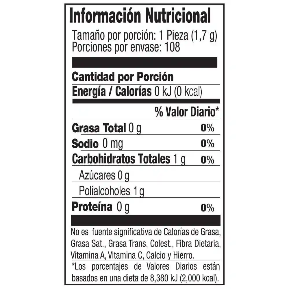 Trident Dia Chicle6 Un San