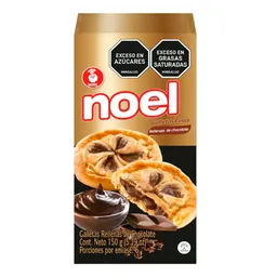 Noel Galletas Finas Rellenas de Chocolate