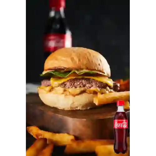 Cb cheese burger+coca-cola sab orig400ml