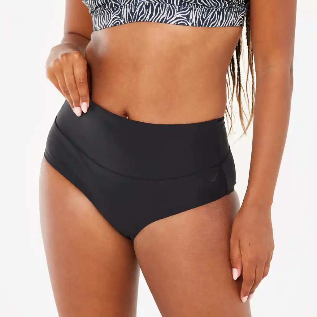 Parte Inferior Bikini de Natación Para Mujer - Negro
