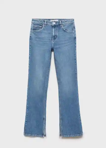 Jean Elle Tejano Medio Talla 36 Mujer Mango