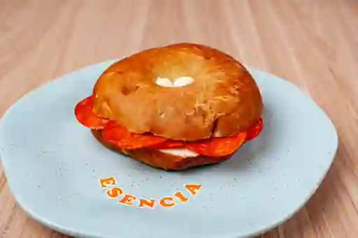 Bagel Pepperoni Clasico
