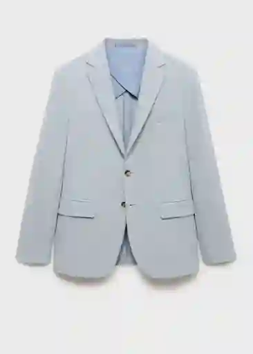 Blazer Americana Verner Celeste Talla 46 Hombre Mango