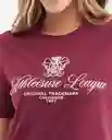 Camiseta Athleisure League Graphic Rojo Talla XS Chevignon