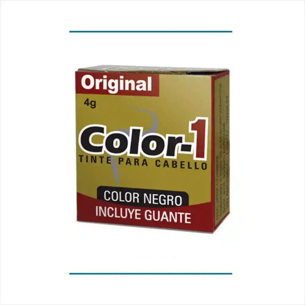 Color-1 Color Negro en Pasta Original