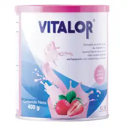 Vitalor Alimento en Polvo con Vitaminas Sabor a Fresa