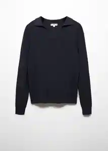 Buzo Buzo Jersey Cottonp Navy Talla M Hombre Mango