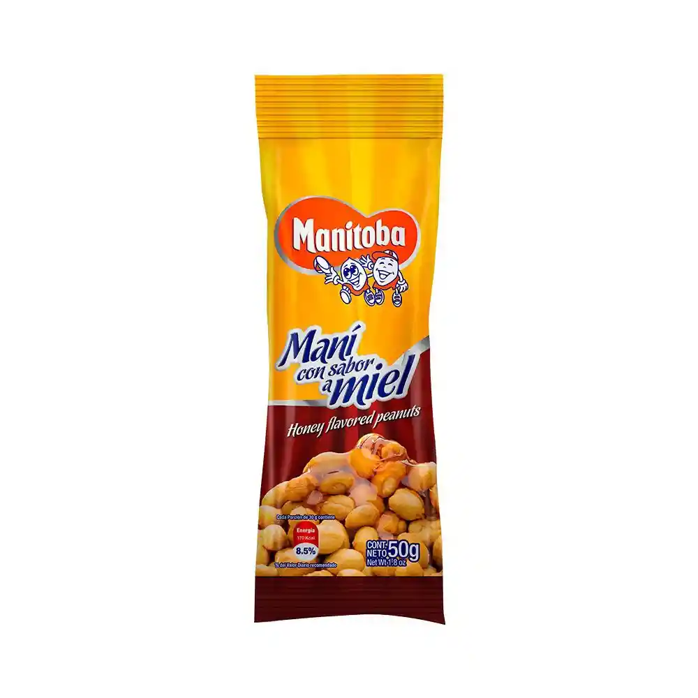 Manitoba Maní con Sabor a Miel