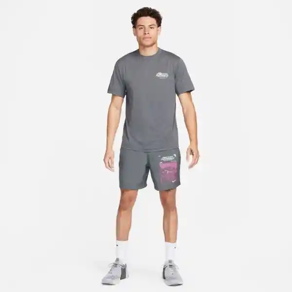 Nike Camiseta Uv Hyverse Gx Para Hombre Gris Talla S