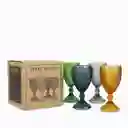 Set Copas Toledo en Colores Ambiente Gourmet