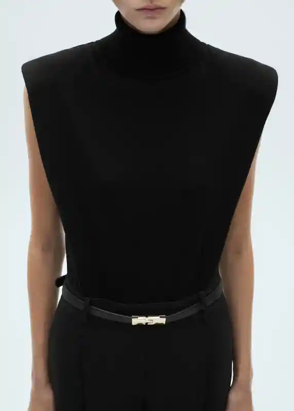 Mono Ultra Negro Talla M Mujer Mango