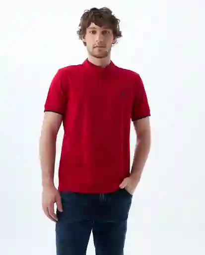 Camiseta Hombre Rojo Talla L 800G003_ROJ191758 Americanino