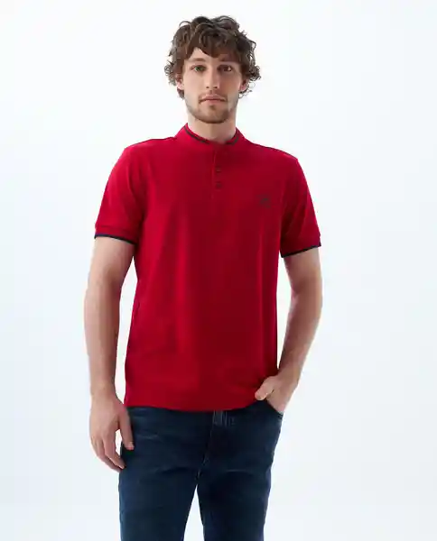 Camiseta Hombre Rojo Talla L 800G003_ROJ191758 Americanino