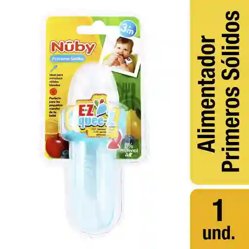 Nuby Cuchara Alimentador Solido Squeez