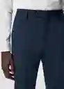 Pantalón Brasilia Navy Talla 48 Hombre Mango