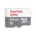Sandisk Memoria Micro SD de 64 Gigabytes Ultra
