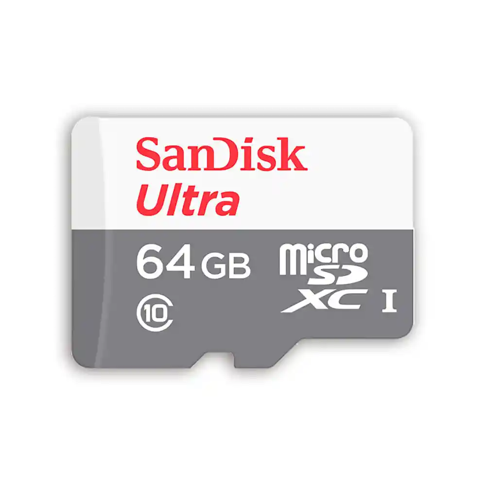 Sandisk Memoria Micro SD de 64 Gigabytes Ultra

