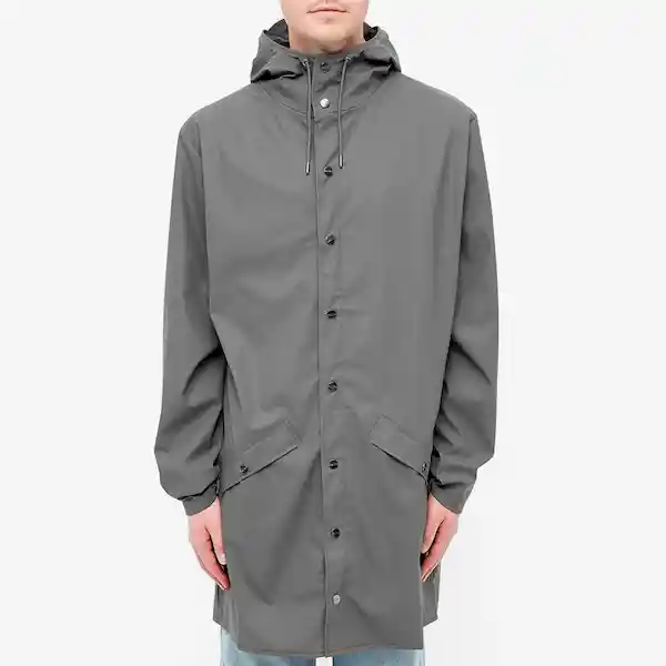 Inkanta Chaqueta Larga Rains Gris Talla XXS/XS